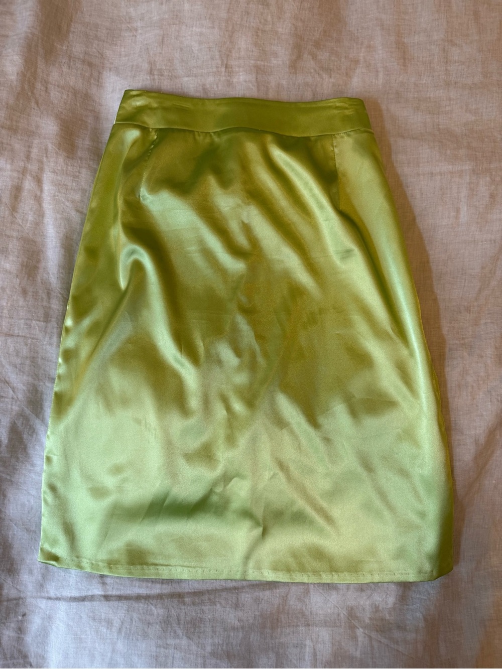 Satin Midi Skirt